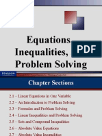 Equations, Inequalities, and Problem Solving