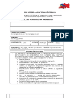 Solicitud de Acceso A La Información Pública Daniel Alcides Carrion