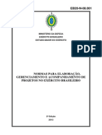 Normas para a execução de projetos do exercito brasileiro