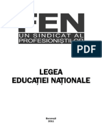 Legea Eucatiei Nationale LEN 1 Din 2011.