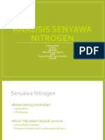 Analisis Senyawa Nitrogen