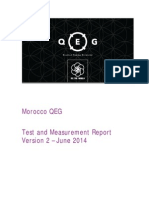 Morocco QEG Test and Measurement Report Version 2 - June 2014