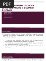 BCD To 7 Segment Decoder