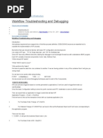 Workflow Troubleshooting and Debugging: Application Server Infrastructure