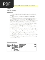 Download This is How Indians Create a Fake Resume by vivek_win95 SN25655571 doc pdf