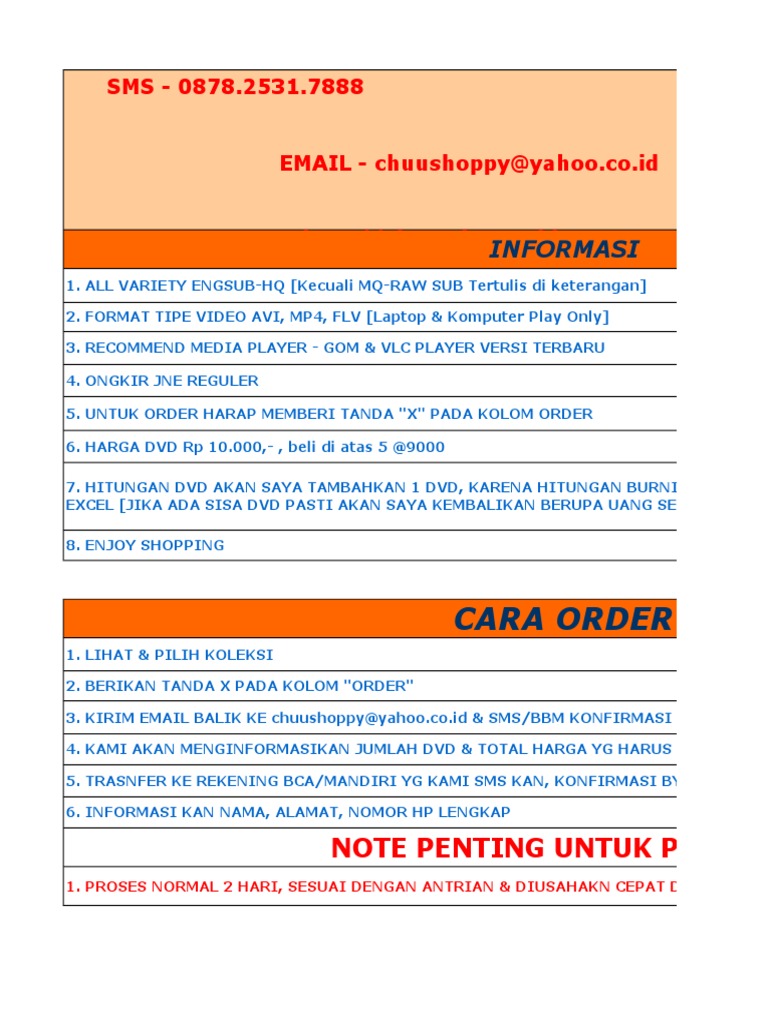 Cara Order Sms 0878 2531 7888 Bbm 23b81321 Email Chuushoppy Yahoo Co Id