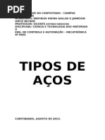 Tipos de Aços