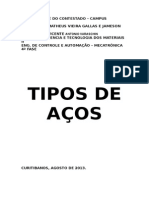 Tipos de Aços