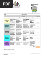 Download Research Report Rubric TLE by TLE SN25656 doc pdf