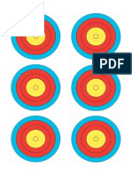 Target 6 - X6 - Practise Targets - 20m