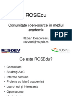 ROSEdu at ROSDev 2008 - Prezentare