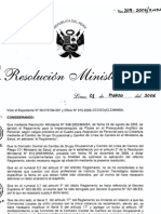 Resolución Ministerial-209-2006-Cambio de Grupo Ocupacional-Tecnicos Egresados de Un IST A SP"E"