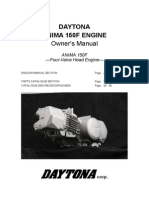 Daytona Anima 150F Engine: Owner's Manual