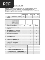 Scorul BASDAI | PDF