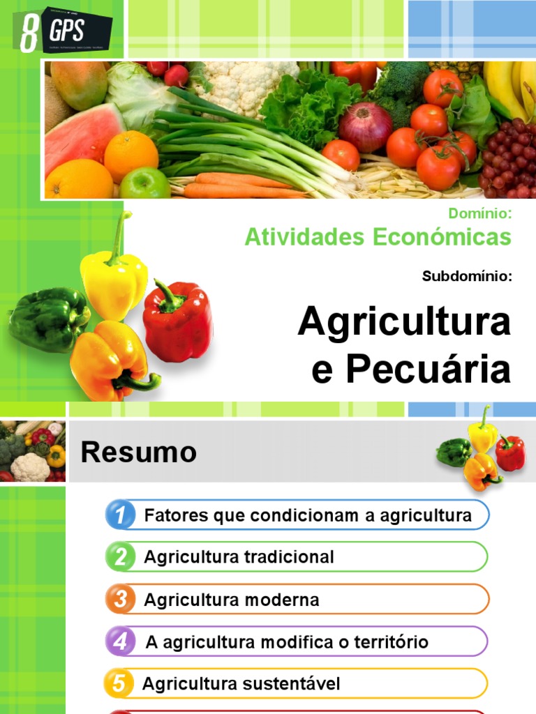 Fatores da Agricultura e Pecuária em Portugal | PDF | Portugal ...