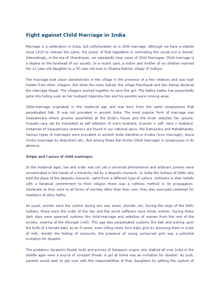Ending Child Marriage in India | PDF | Child Marriage | Maternal Death