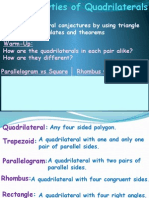 4.5 Proving Quadrilateral Properties