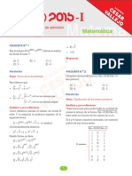 Matematica-UNI 2015 I