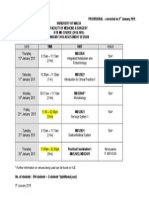 II Yr MD Jan 2015 Sem 1 Exam TT As On 5 Jan 2015