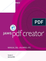 Jaws PDF Creator Es Manual