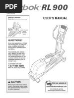 Reebok RL900 User Manual