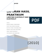 Larutan Elektrolit Dan Non-Elektrolit