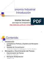 ECONOMIA INDUSTRIAL - Introduccion - Presentacion