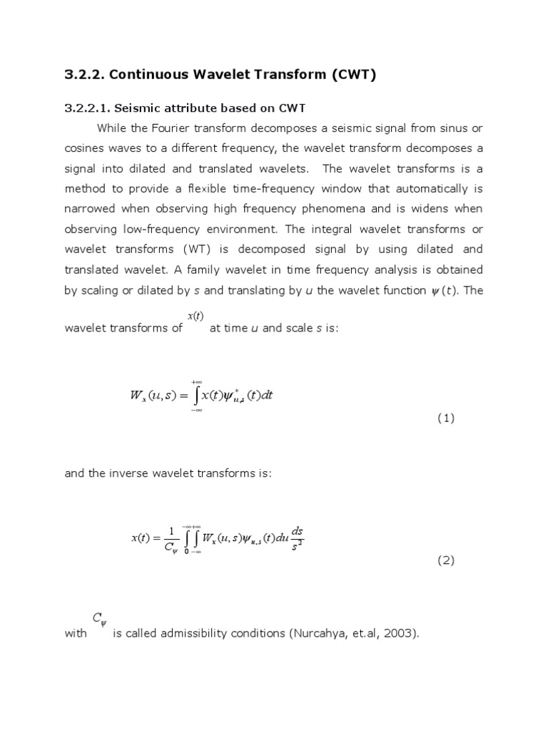 Extended Elastic ImpedanceTheory PDF Wavelet Sine
