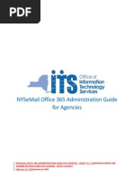 NYSeMail Office 365 Administration Guide for Agencies - Draft v5 1