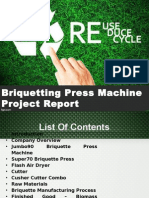Briquetting Press Machine Project Report