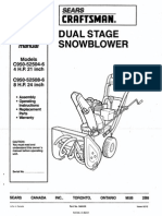 Craftsman Snowblower Manual