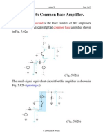 CB Amplifier 320Lecture20