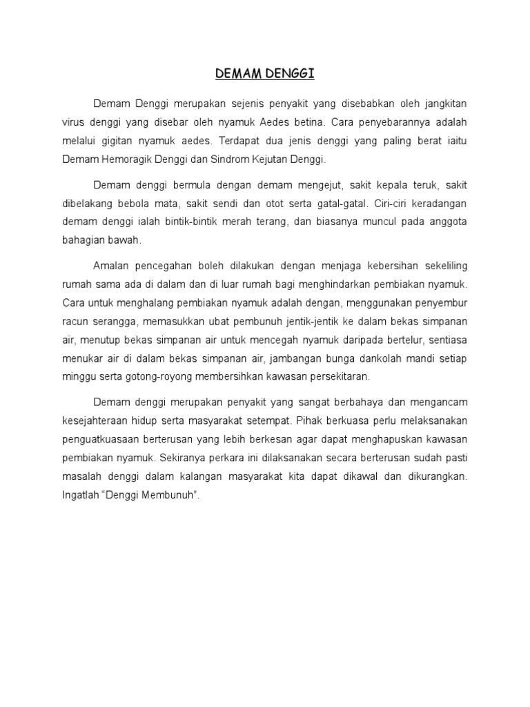 Demam Denggi Pdf