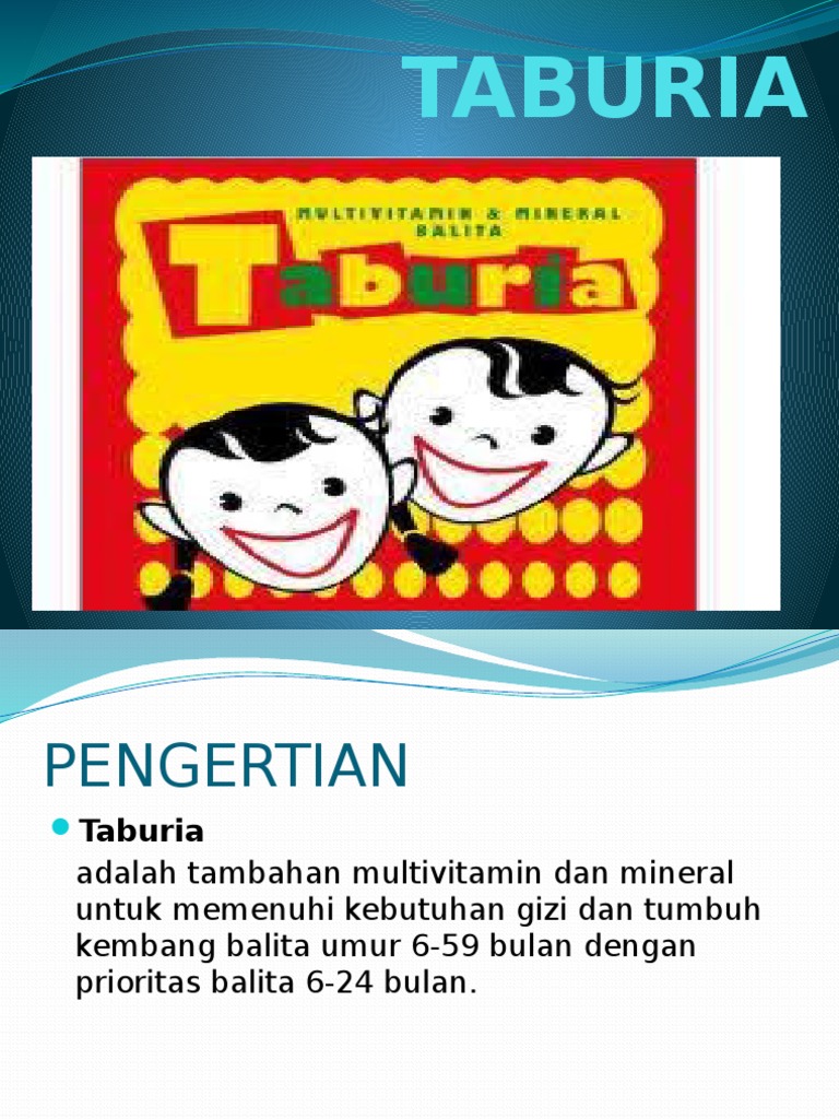 Manfaat dan Pemberian Taburia untuk Balita | PDF | Kesehatan Holistik