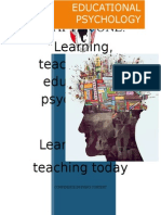 Chapter One: "Learning, Teaching and Educational Psychology"
