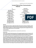 Studying Microscopic Peer-to-Peer Communication Patterns: Peter A. Gloor Daniel Oster