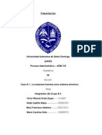 Caso No. 1 - La Empresa Humana Como Sistema Armónico.