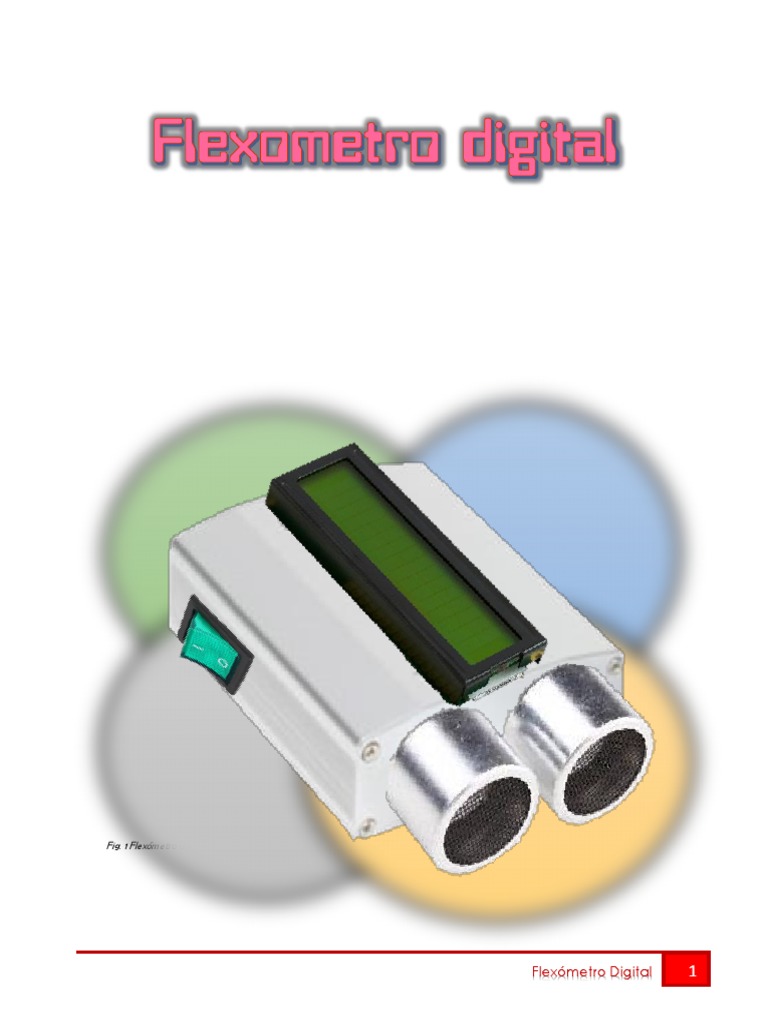 Flexómetro Digital: Manual y Especificaciones | PDF | Medición | Sensor
