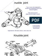 Knuckle Joint: Applications: Elevator Chains, Valve Rods, Etc