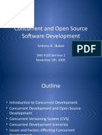 Concurrent and Open Source Software Development: Anthony N. Ilukwe SWE 4103 Seminar 2 November 18, 2009