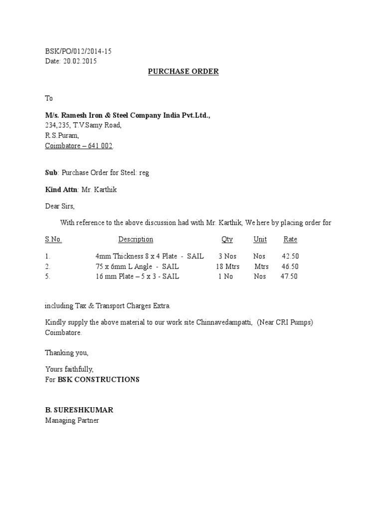 M/s. Ramesh Iron & Steel Company India PVT LTD. PDF