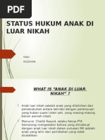 Status Hukum Anak Diluar Nikah