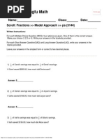 Singapore Math Worksheets Grade 4 Fractions