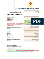 Borang Pendaftaran 2015 Perak Tengah