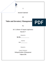 22286019 Project Report on Sales and Inventory Management System