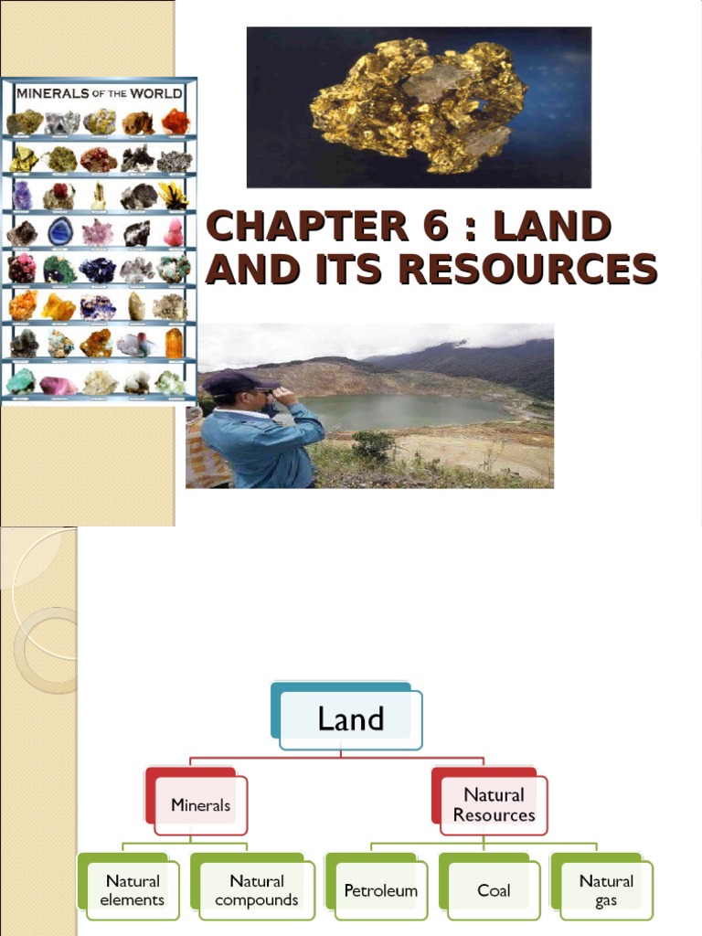 Land and Its Resources | PDF | Oxide | Minerals