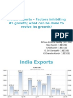 Indian Exports - Factors Inhibiting Its Growth What Can Be Done To Revive Its Growth?