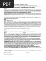 Personal Training Liability Waiver