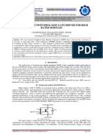 Design of Fast Switching Igbt Gate Driver For High Rated Modules