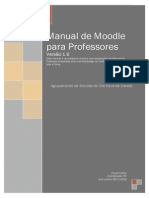 Moodle - Manual Professores